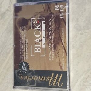 Sealed  Blacks video camera blank tape